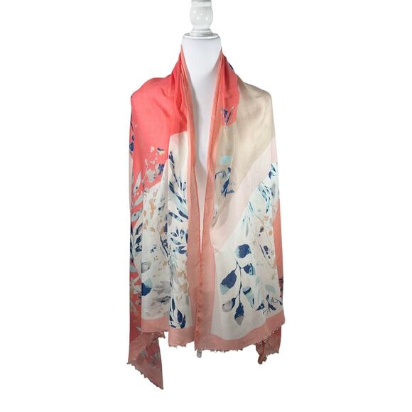 Pretty Persuasions Patchwork Design with Floral Pattern Scarf - Picture 2 of 6